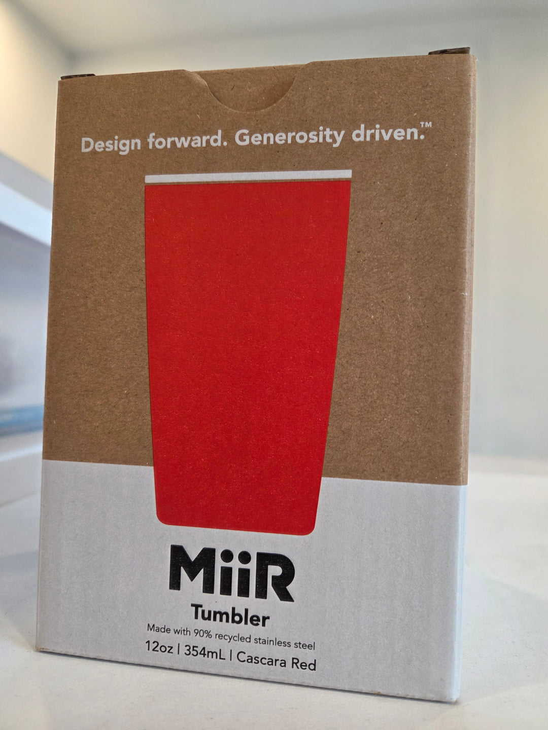 Coffee Exchange 12 oz. MiiR Travel Cup "Cascara Red"