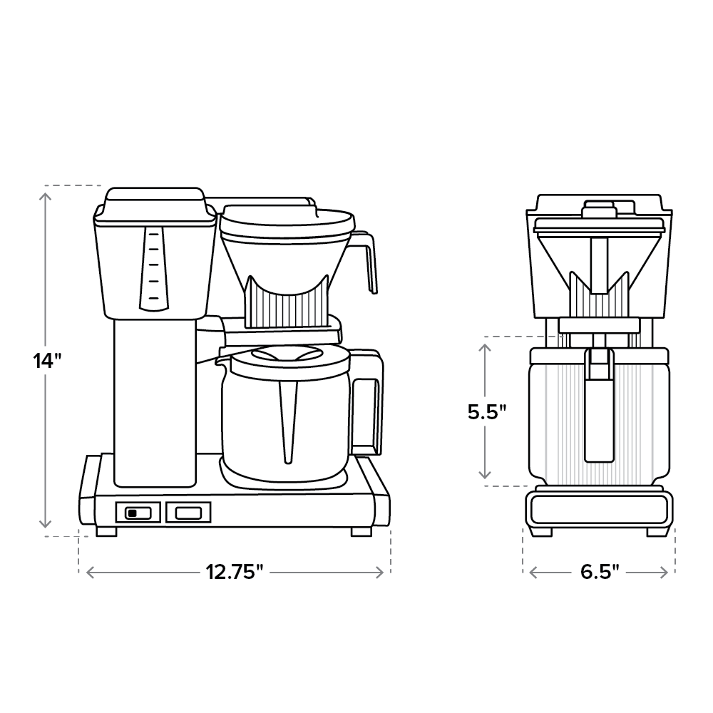 Technivorm Moccamaster KBGV Coffee Brewer - Bright Colors